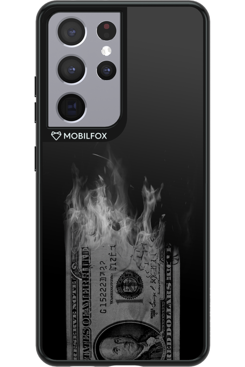 Money Burn B&W 2.0 - Samsung Galaxy S21 Ultra