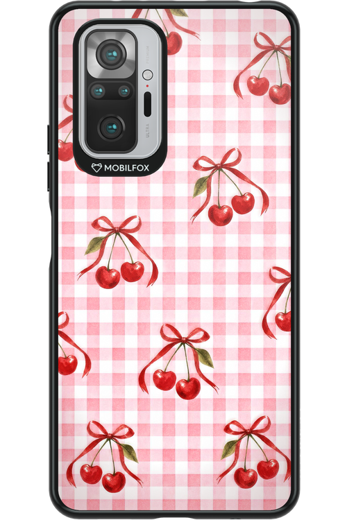 Pink Cherry Checked 2.0 - Xiaomi Redmi Note 10S