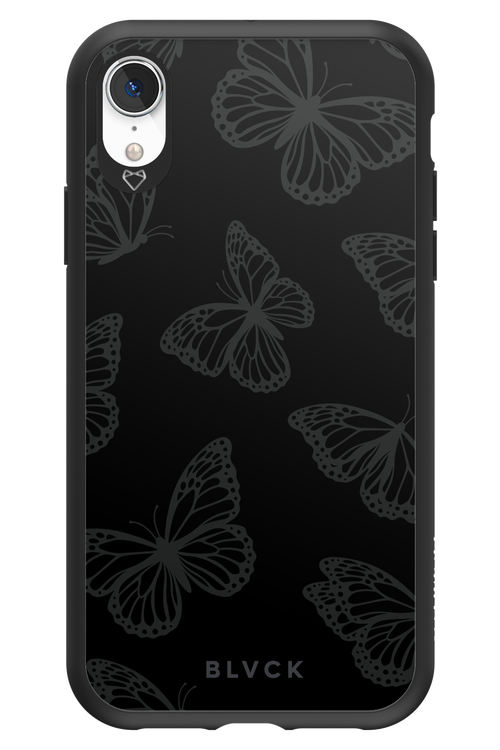 Black Butterflies - Apple iPhone XR