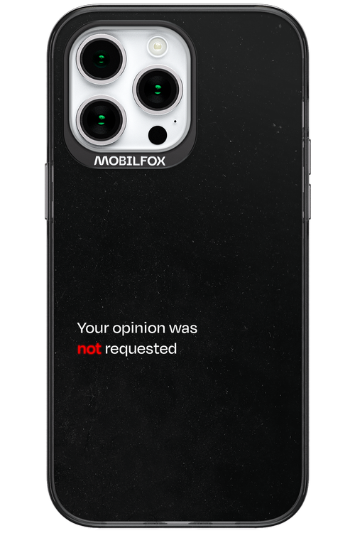 Not Requested 2.0 - Apple iPhone 15 Pro Max