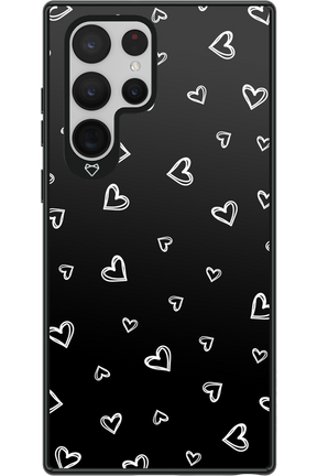 Monochrome Hearts 2.0 - Samsung Galaxy S22 Ultra
