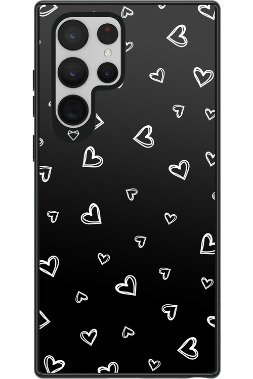Monochrome Hearts 2.0 - Samsung Galaxy S22 Ultra