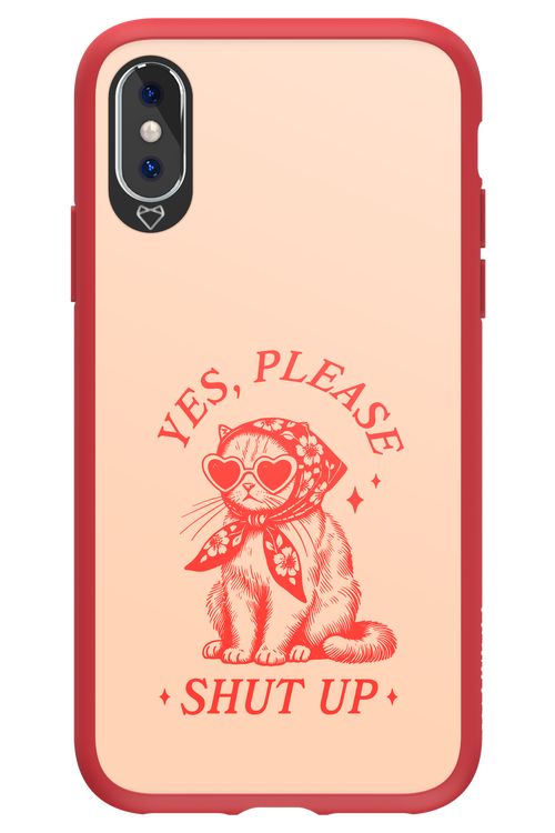 Shut upp - Apple iPhone X