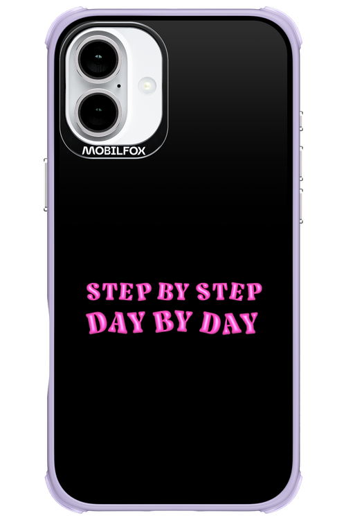 Step by Step Black - Apple iPhone 16 Plus