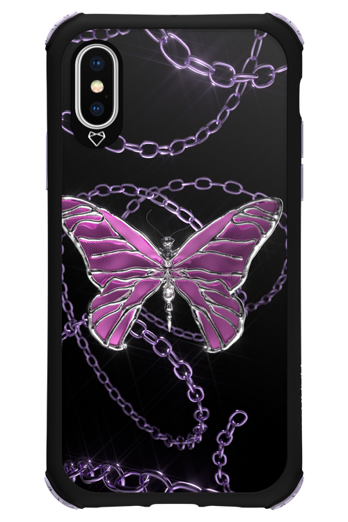 Butterfly Necklace - Apple iPhone X