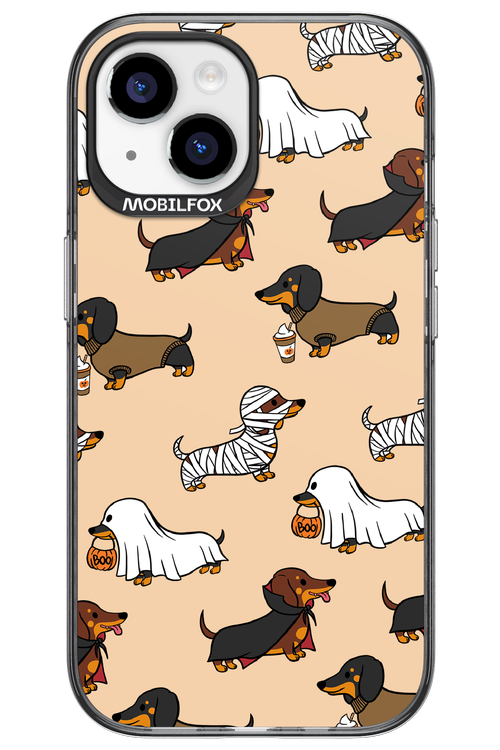 Scary Dachshund - Apple iPhone 15