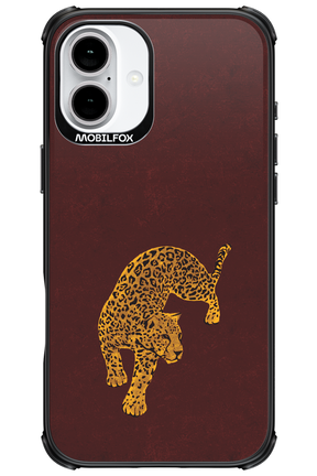 Burgundy Leopard - Apple iPhone 16 Plus