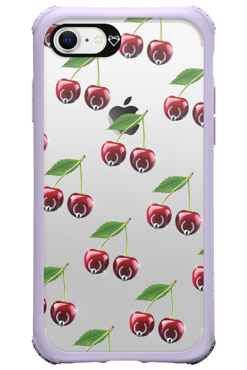 Spicy Cherries Transparent - Apple iPhone 7