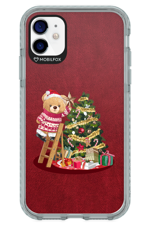 Christmas Bear (Burgundy) - Apple iPhone 11