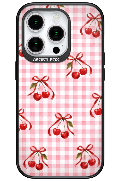 Pink Cherry Checked 2.0 - Apple iPhone 15 Pro