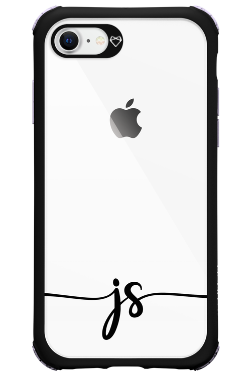 JS Monogram - Apple iPhone 8