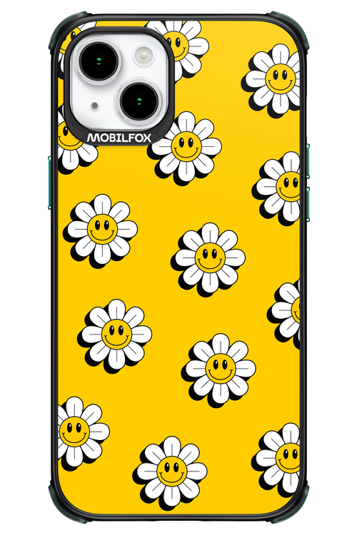 Smiley Flowers - Apple iPhone 15 Plus