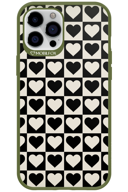 Checkered Heart - Apple iPhone 12 Pro Max