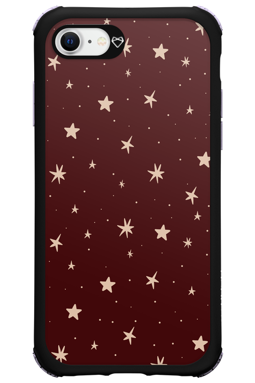 Burgundy Stars - Apple iPhone SE 2020