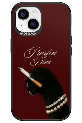 Purrfect Diva - Apple iPhone 15