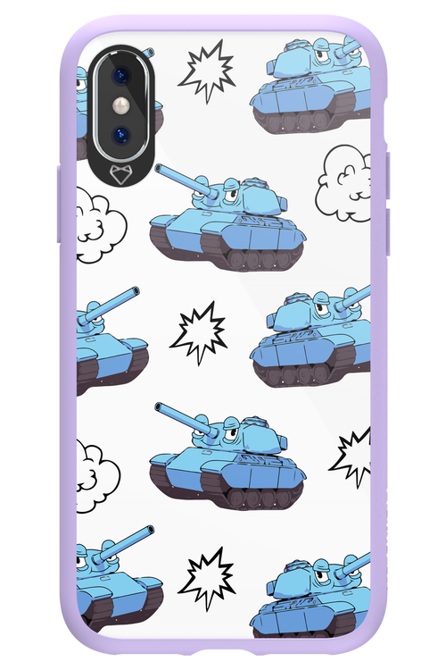Tank Guy Transparent - Apple iPhone X