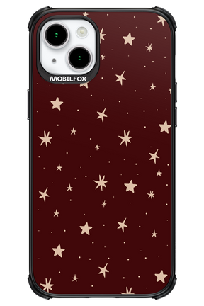 Burgundy Stars - Apple iPhone 15 Plus