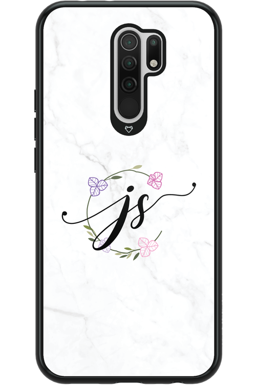 JS Monogram White - Xiaomi Redmi 9