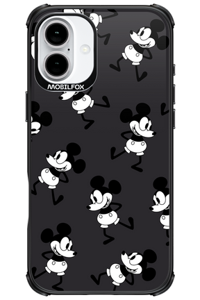 Iconic Mouse (antracite pattern) - Apple iPhone 16 Plus