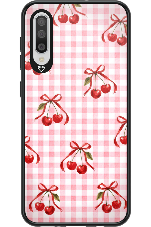 Pink Cherry Checked 2.0 - Samsung Galaxy A50