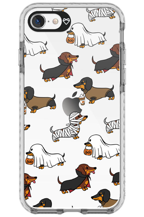Scary Dachshund (Transparent) - Apple iPhone SE 2022