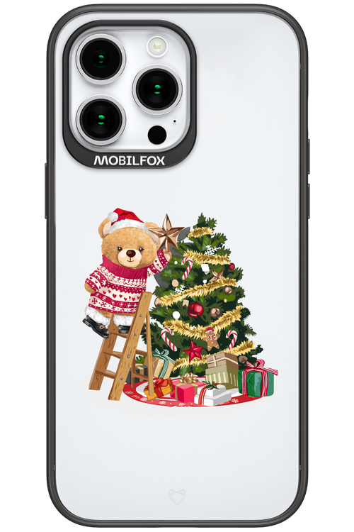 Christmas Bear (Transparent) - Apple iPhone 15 Pro Max