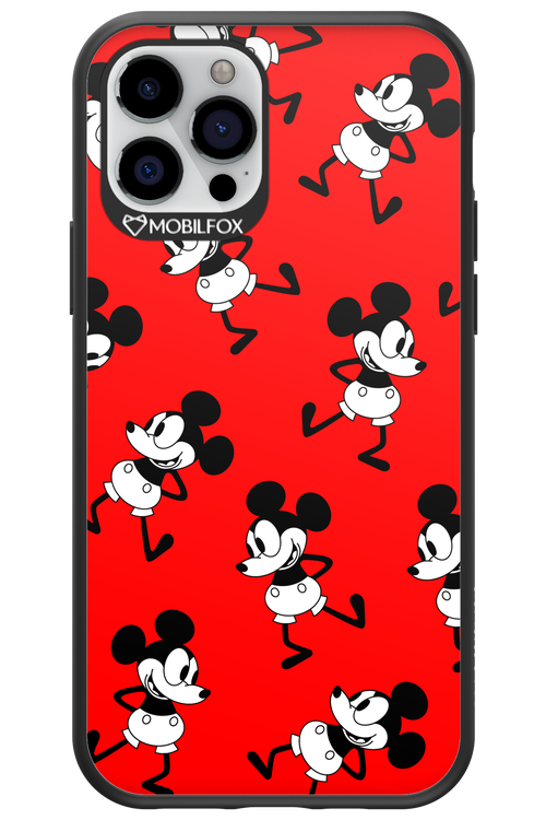 Iconic Mouse (red pattern) - Apple iPhone 12 Pro