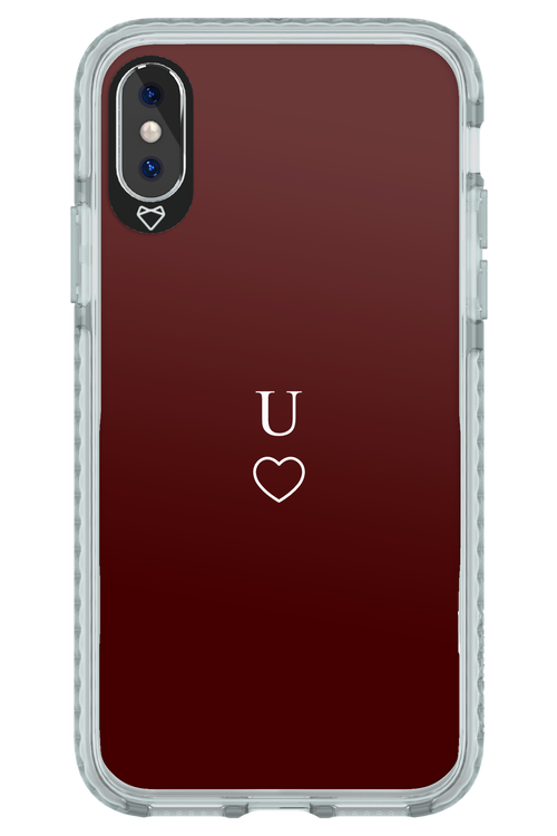 U Burgundia 2.0 - Apple iPhone XS