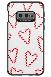 Candy Cane Hearts - Samsung Galaxy S10e