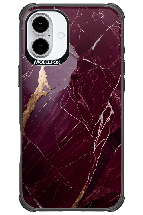 Burgundy Marble 2.0 - Apple iPhone 16 Plus