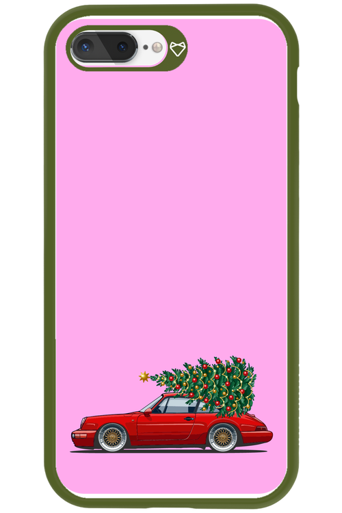 XMAS Car Pink - Apple iPhone 8 Plus