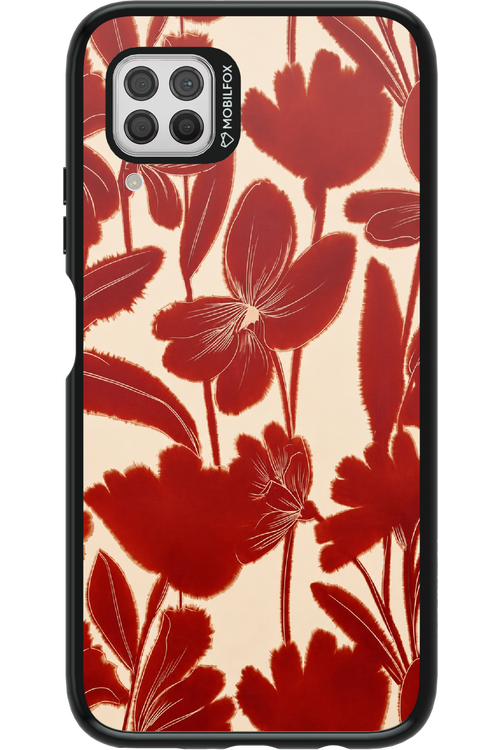 Burgundy Flowers 2.0 - Huawei P40 Lite