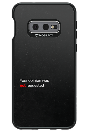 Not Requested - Samsung Galaxy S10e