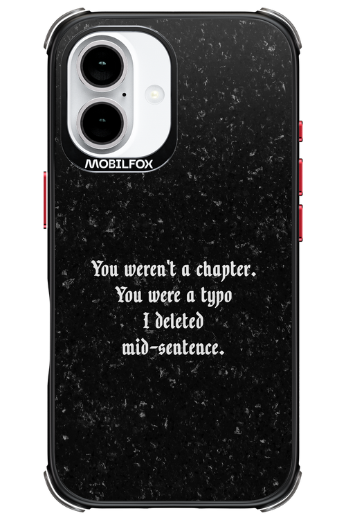 A Typo - Apple iPhone 16
