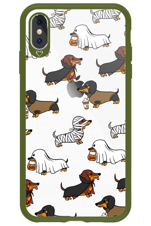 Scary Dachshund (Transparent) - Apple iPhone XS Max
