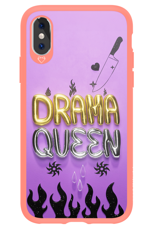 Drama Queen Purple - Apple iPhone XS