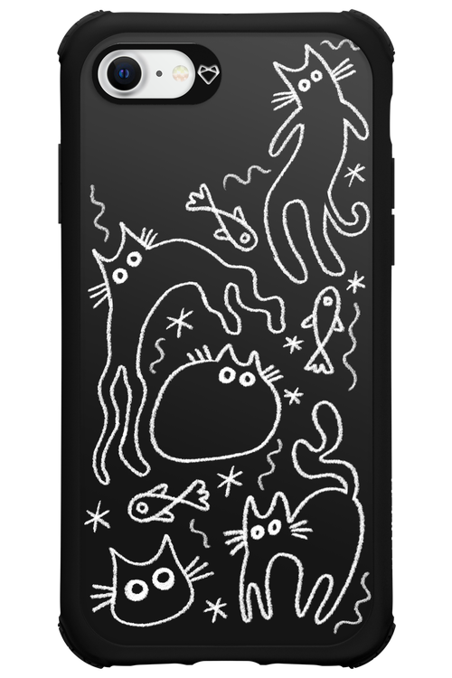 CHALK_CATS 2.0 - Apple iPhone 8