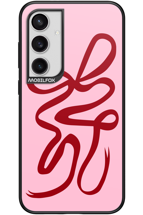 Burgundy Bow - Samsung Galaxy S24+