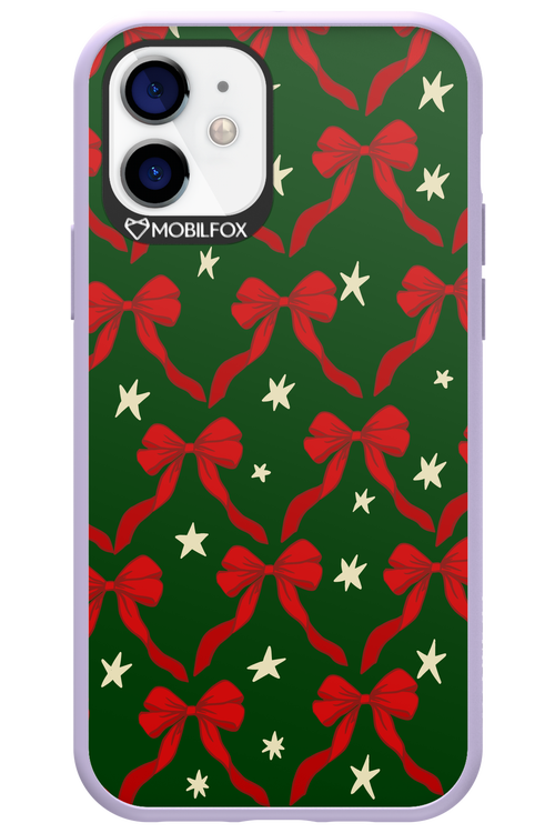 Bow & Stars (Green) - Apple iPhone 12