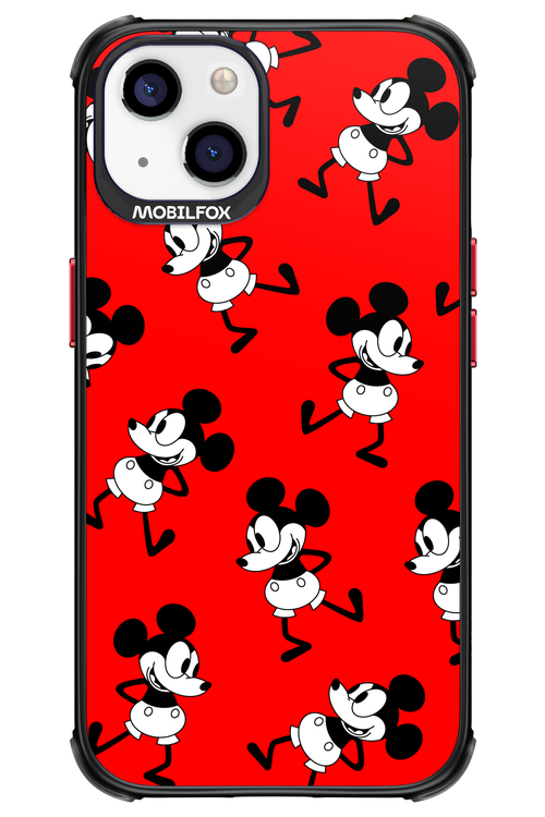 Iconic Mouse (red pattern) - Apple iPhone 13