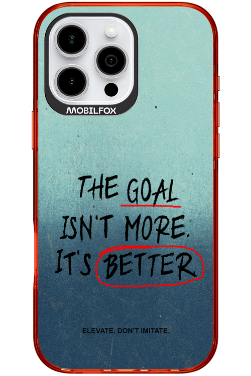 The Goal 2.0 - Apple iPhone 16 Pro Max
