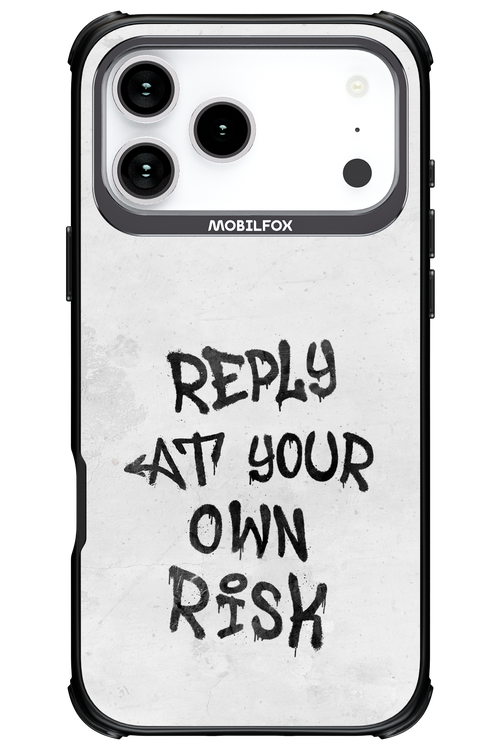 At Your Own Risk 2.0 - Apple iPhone 17 Pro Max