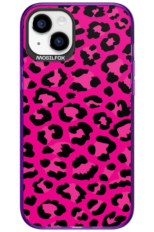 Fuchsia Leopard - Apple iPhone 15 Plus