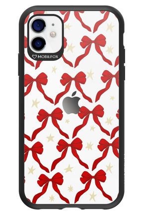 Bow & Stars (Transparent) - Apple iPhone 11