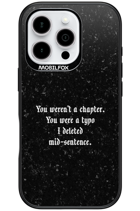 A Typo - Apple iPhone 16 Pro