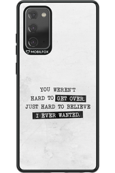 Hard to Believe - Samsung Galaxy Note 20