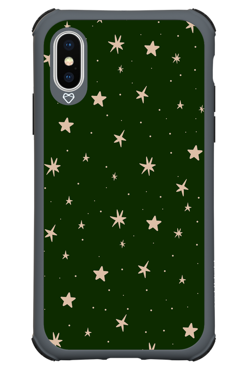 Forest Green Stars - Apple iPhone X