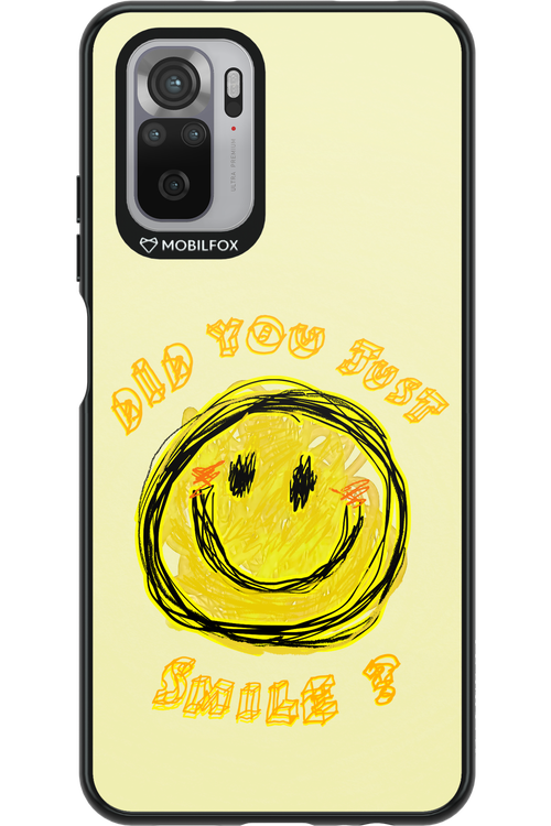 Crayon Smiley - Xiaomi Redmi Note 10