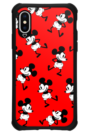 Iconic Mouse (red pattern) - Apple iPhone X