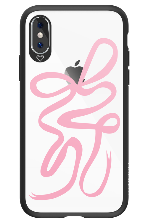 Pink Bow - Apple iPhone X